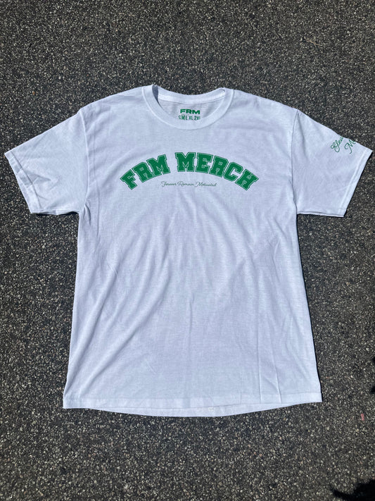 “ JG “ T-SHIRT ( White / Green )